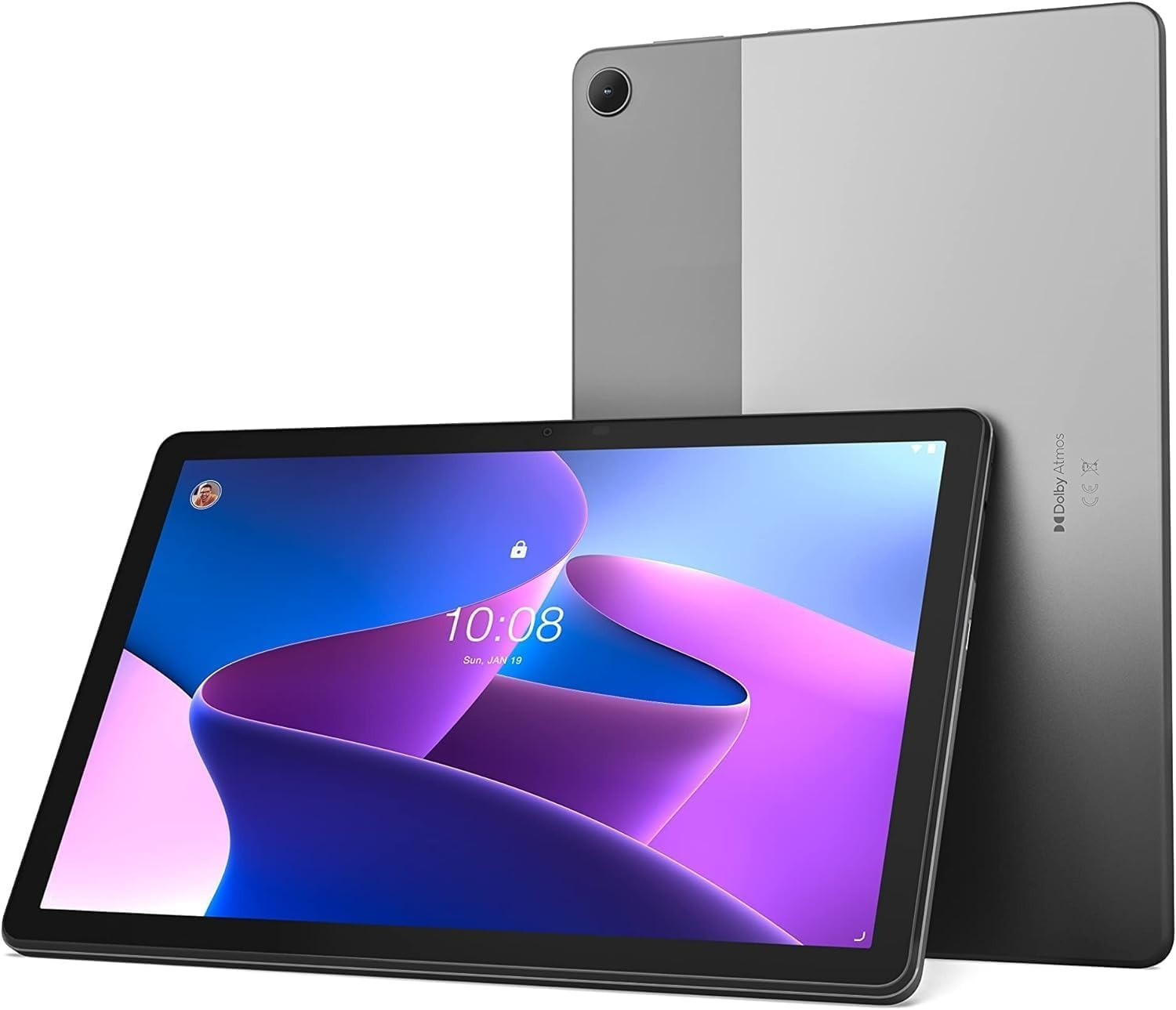Lenovo Tab M10 Plus Gen 3 10.6" 2K (2000 x 1200) IPS Display 128GB eMCP 4GB LPDDR4X 8MP Camera Android 12 Quad speakers with Dolby Atmos 1 Year Dealership Warranty