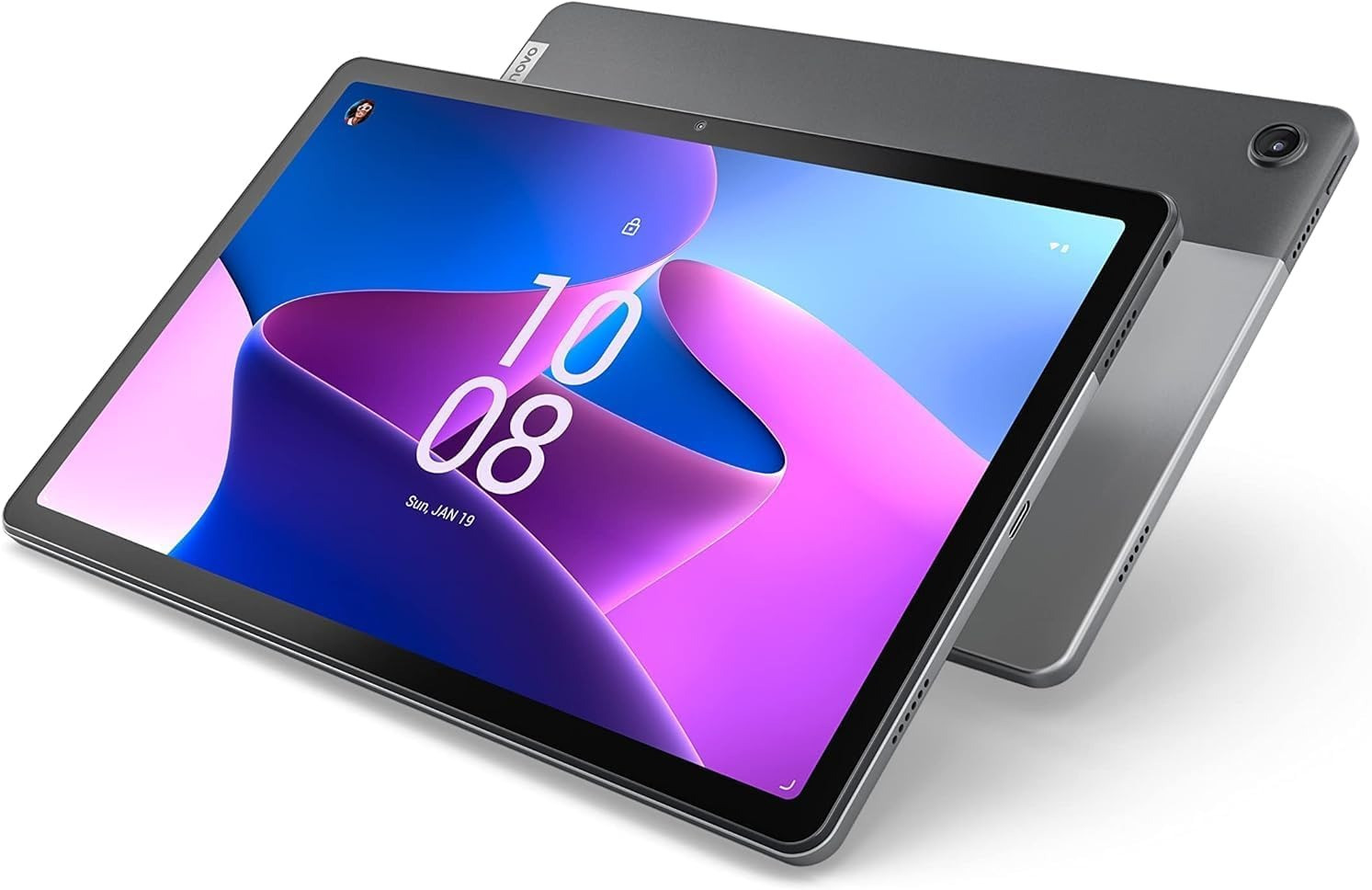 Lenovo Tab M10 Plus Gen 3 10.6" 2K (2000 x 1200) IPS Display 128GB eMCP 4GB LPDDR4X 8MP Camera Android 12 Quad speakers with Dolby Atmos 1 Year Dealership Warranty