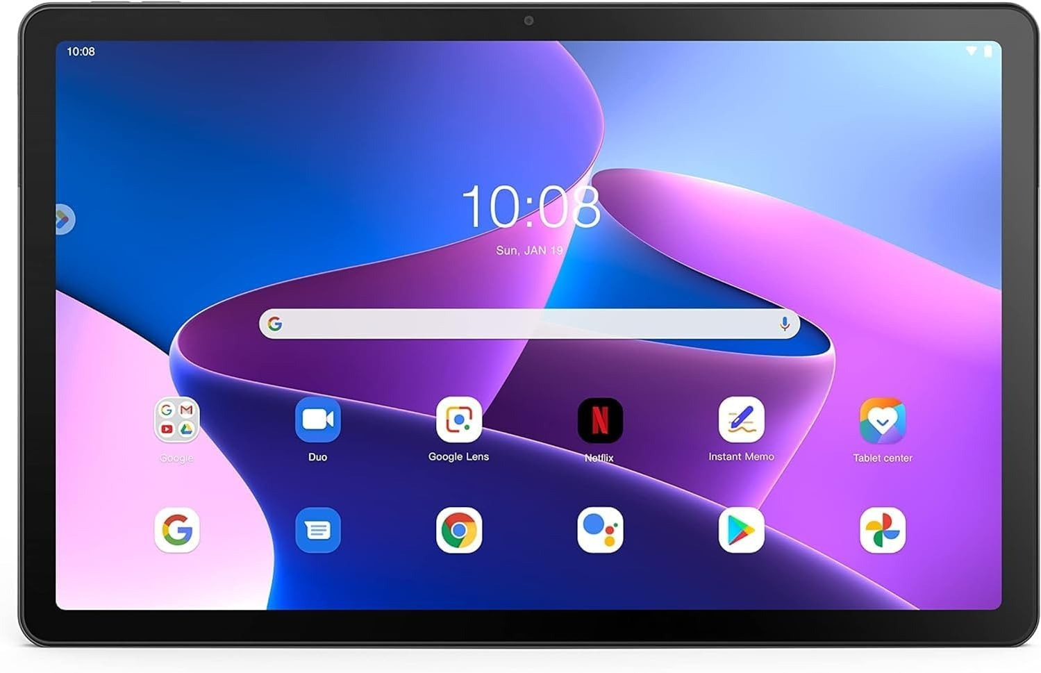 Lenovo Tab M10 Plus Gen 3 10.6" 2K (2000 x 1200) IPS Display 128GB eMCP 4GB LPDDR4X 8MP Camera Android 12 Quad speakers with Dolby Atmos 1 Year Dealership Warranty