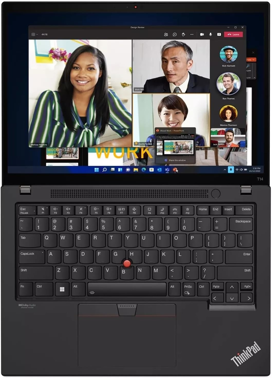 Lenovo ThinkPad T14s Gen 1 10th Gen Intel Core i5 16GB RAM 256GB SSD 14" Touchscreen Display Backlit Keyboard HD 720p Camera Webcam Dolby Audio Speaker System EX Uk 6 Months Warranty