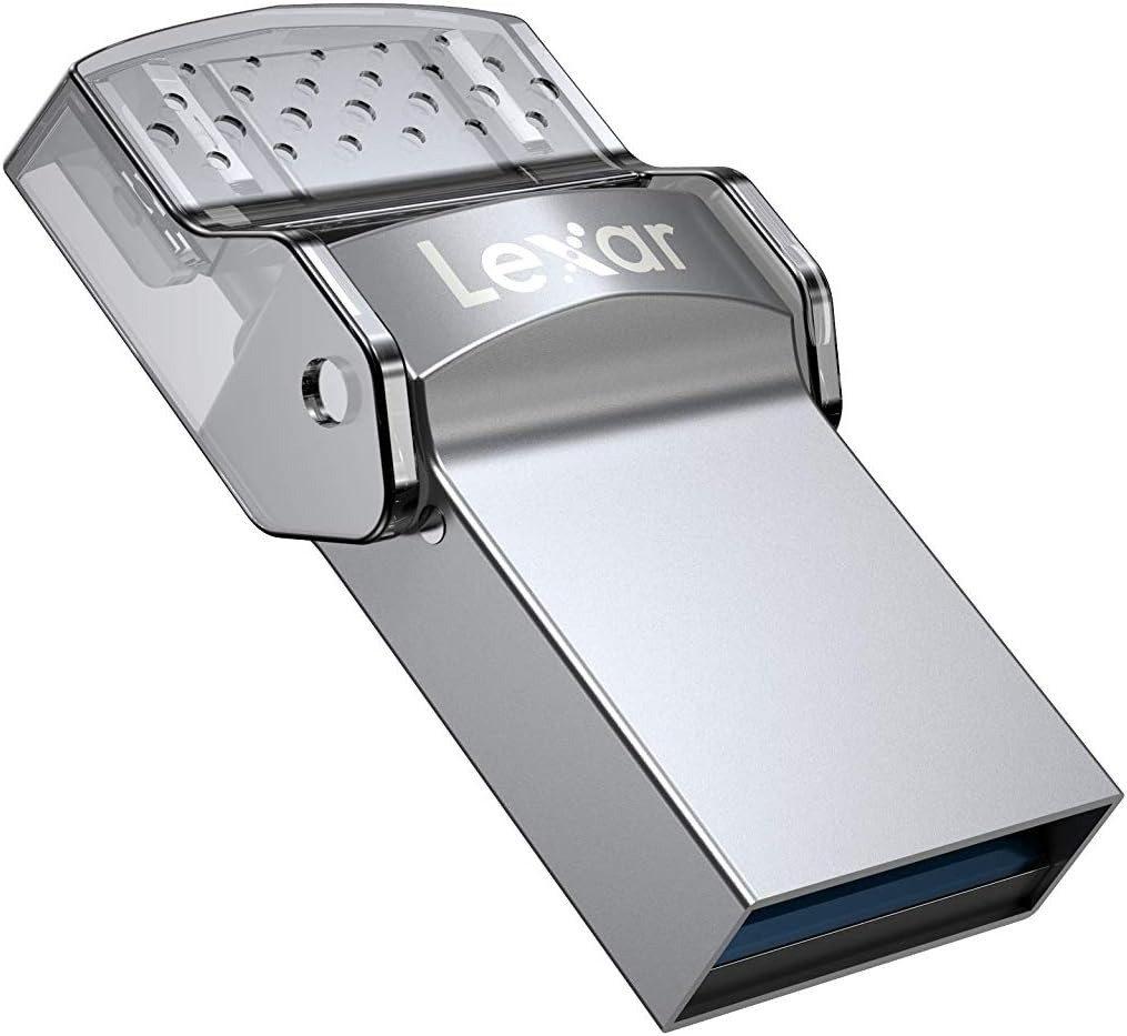 Lexar 128GB JumpDrive Dual Drive D35c USB 3.0 Type-C - Image 4