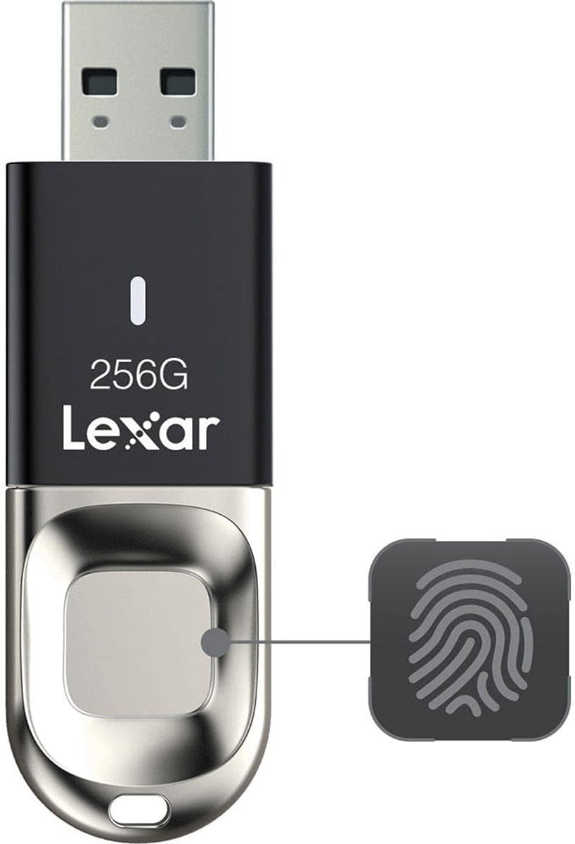 Lexar 256GB Fingerprint F35 USB 3.0 Flash Drive
