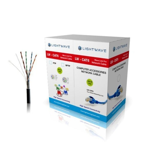 Light Wave Cat6 FTP Roll Network Cable Cat 6 305M