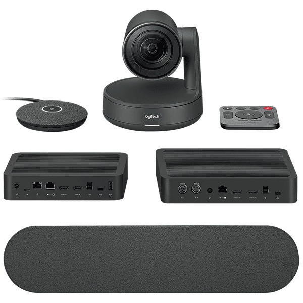 Logitech Rally Ultra HD Conference Cam USB Plug Dual Speakers Black