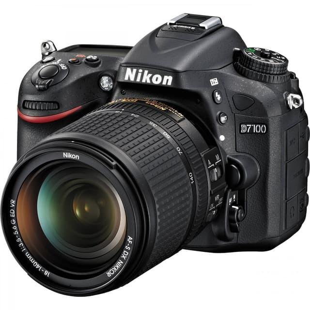 Nikon D7100 Camera Plus AF-S DX 18-140mm f/3.5-5.6G ED VR Kit Black