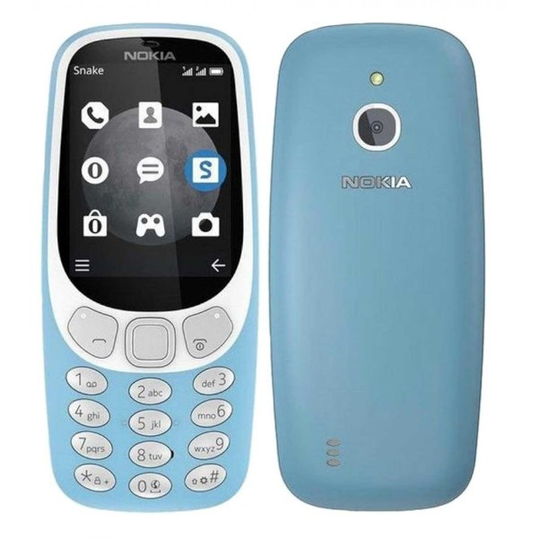 Nokia 3310 16MB Storage (Expandable) 16MB RAM 2.4" TFT Display Dual SIM 2MP Camera 1200mAh Battery