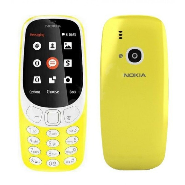 Nokia 3310 16MB Storage (Expandable) 16MB RAM 2.4" TFT Display Dual SIM 2MP Camera 1200mAh Battery
