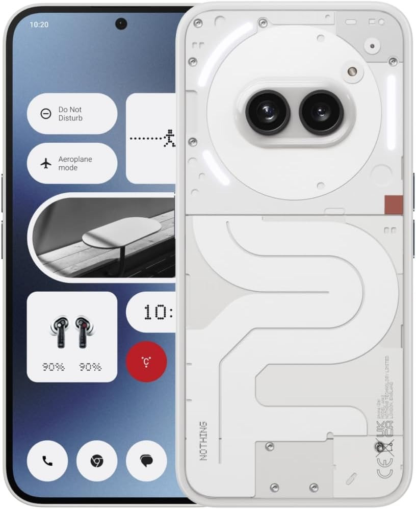 Nothing phone 2A Plus 256GB ROM 12GB RAM 6.7" AMOLED Display Android 14 50MP Dual Camera 50MP Selfie Camera Fingerprint (Under Display Optical) Dual SIM 5000mAh Battery