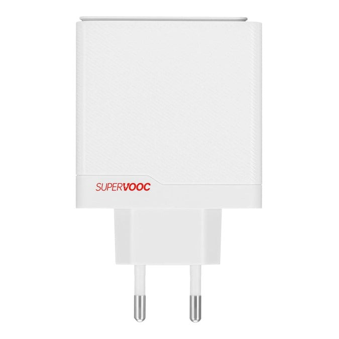 OnePlus 100W SUPERVOOC Dual USB-C & USB-A Power Adapter: Ultra-Fast Charging