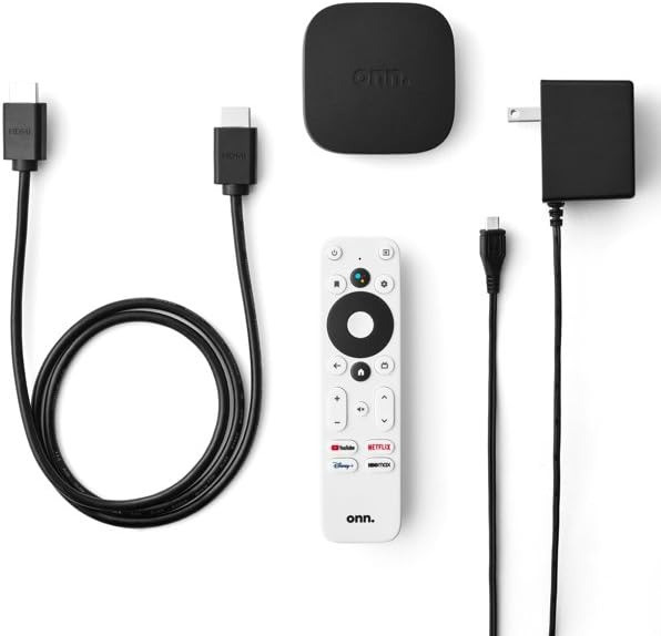 ONN Android TV 4K UHD Streaming Device 2GB RAM 16GB ROM TV Box