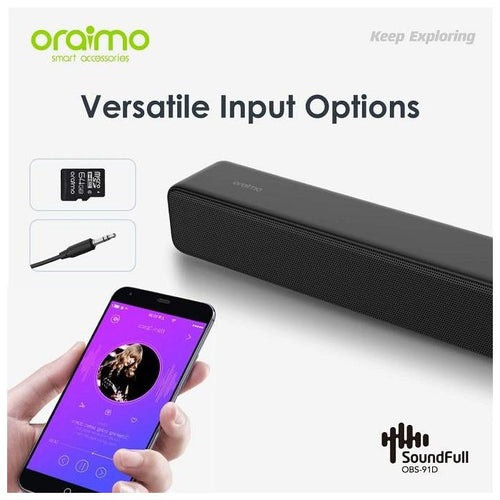 Oraimo Cinematic Sound At Home Wireless Sound Bar