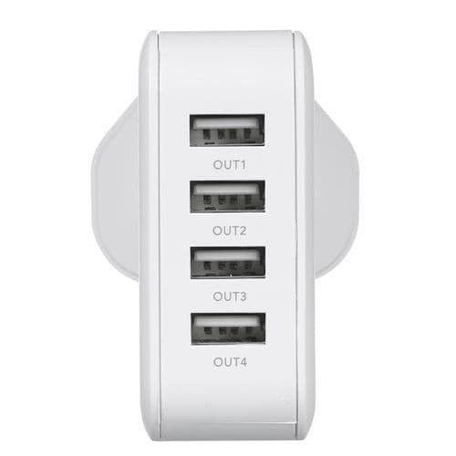 Oraimo Powercube OCW-U81F: 4-Port USB Wall Charger, Universal Fast Charging - Image 2