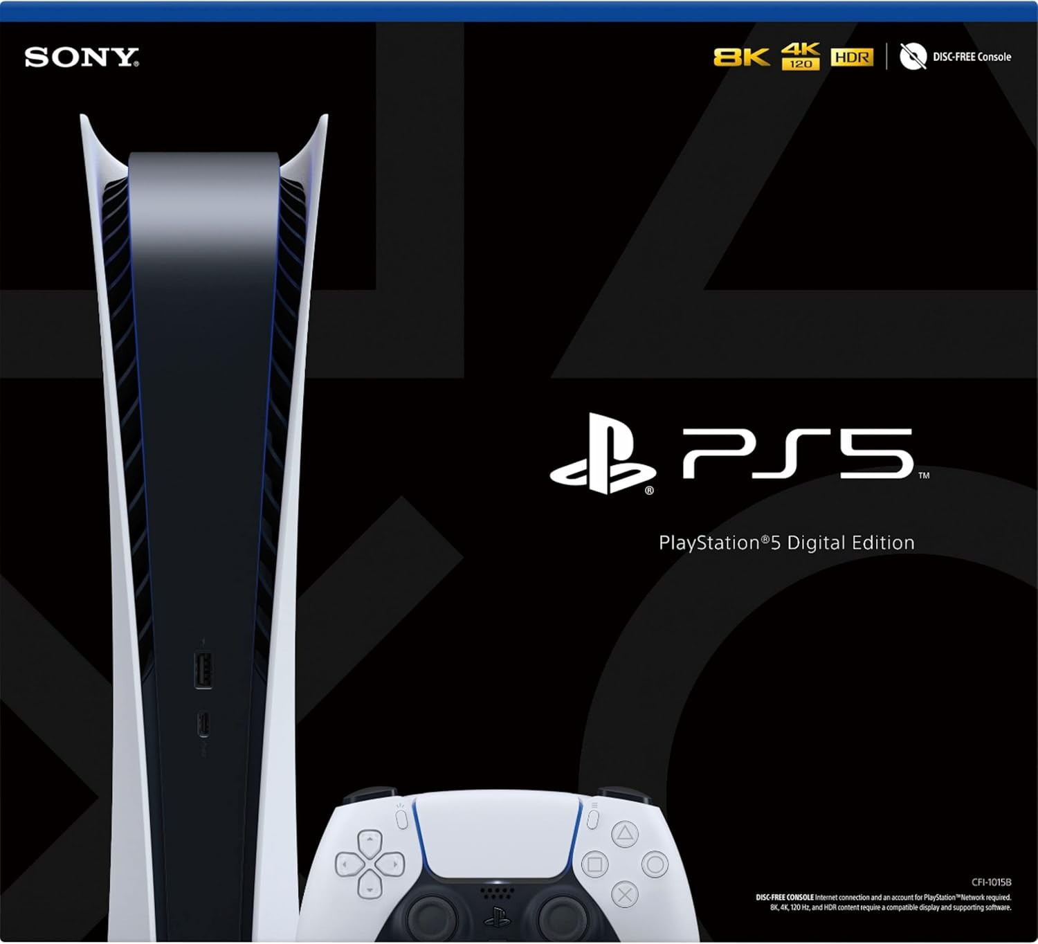 PlayStation 5 (PS5) Digital Gaming Console 1 Gaming Pad