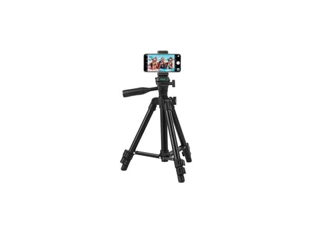 Polarduck TR-3110 Camera & Phone Tripod: 65cm 26 inch Lightweight Travel Stand, Quick Leverlock
