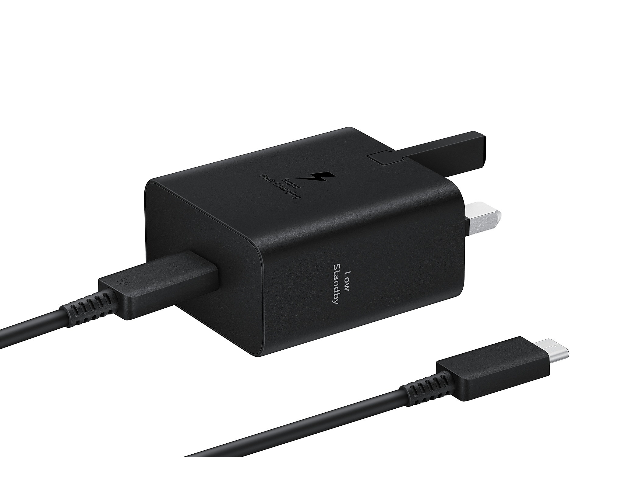 Samsung 45W Super Fast Charging 2.0 Adapter & USB-C Cable - Image 2