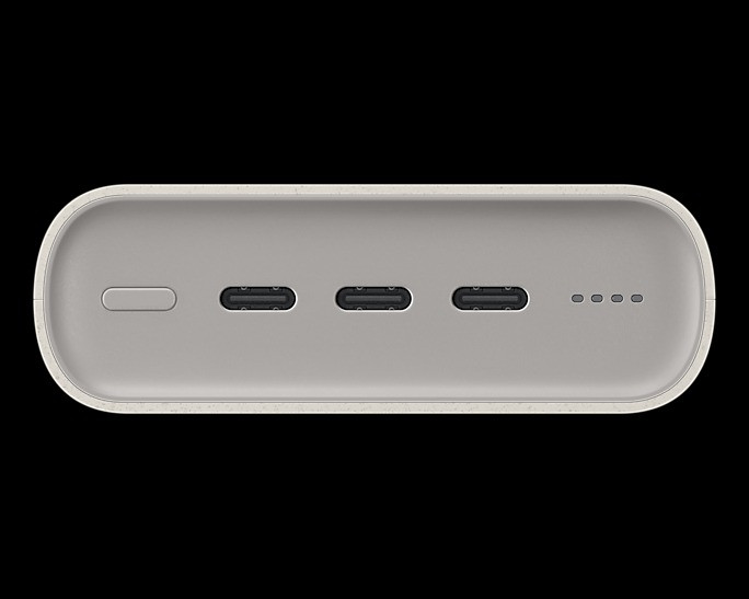 Samsung 45W Super Fast Charging Power Bank: 20000mAh High Capacity, Triple USB-C Ports