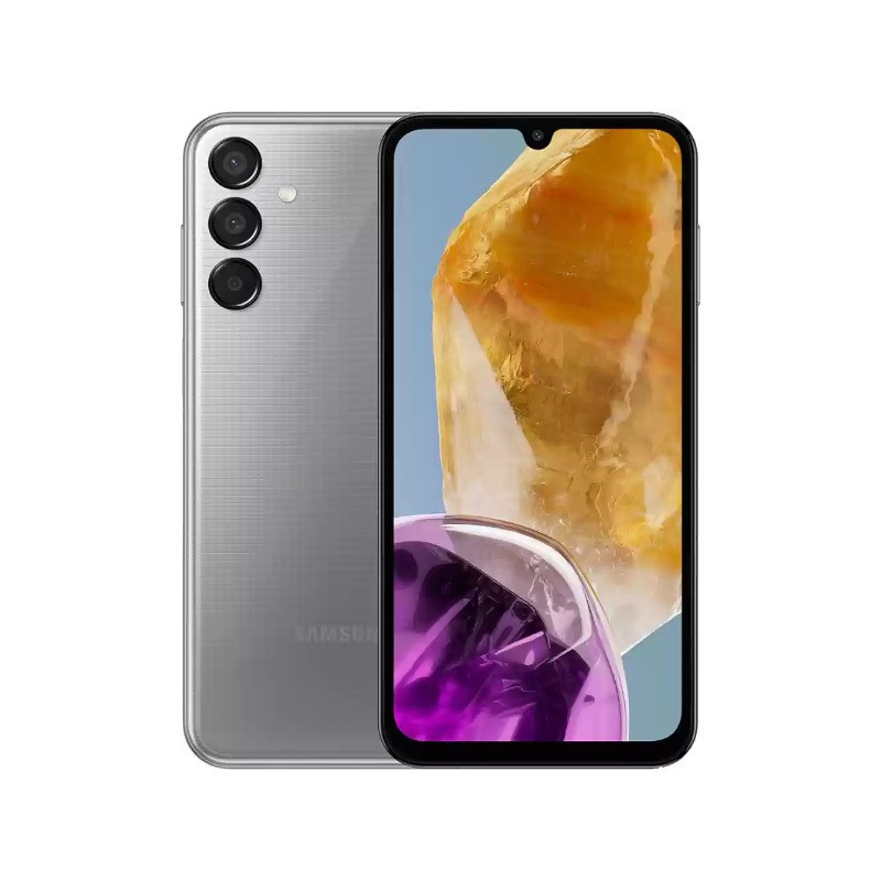 Samsung Galaxy M15 128GB ROM 4GB RAM 5G 6.5" Super AMOLED 90Hz Display Android 14 50MP + 5MP + 2MP Rear Camera 13MP Front Camera Dual SIM Fingerprint (Side-mounted) 6000mAh Battery Dubai Warranty