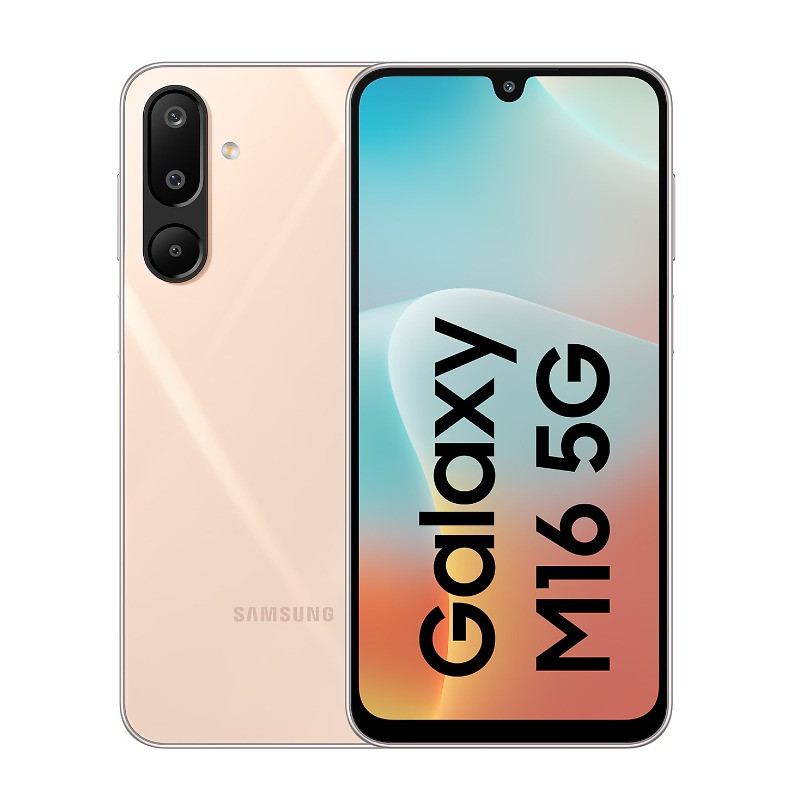 Samsung Galaxy M16 5G 128GB ROM 6GB RAM 6.7" Super AMOLED Display 50MP + 5MP + 2MP Camera 13MP Selfie Camera Android 15 Dual SIM Fingerprint (Side-mounted) 5000mAh Battery Dubai Warranty