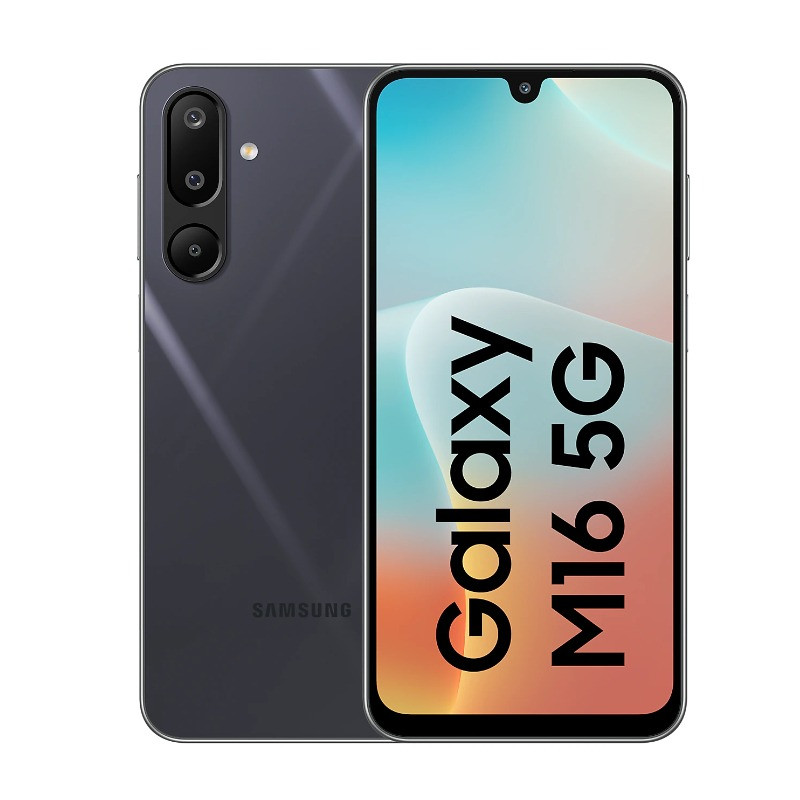 Samsung Galaxy M16 5G 128GB ROM 6GB RAM 6.7" Super AMOLED Display 50MP + 5MP + 2MP Camera 13MP Selfie Camera Android 15 Dual SIM Fingerprint (Side-mounted) 5000mAh Battery Dubai Warranty