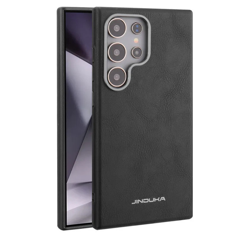Samsung Galaxy S23 Ultra Jinduka Leather Case: Premium Genuine Leather, Slim Fit, Stylish Protection