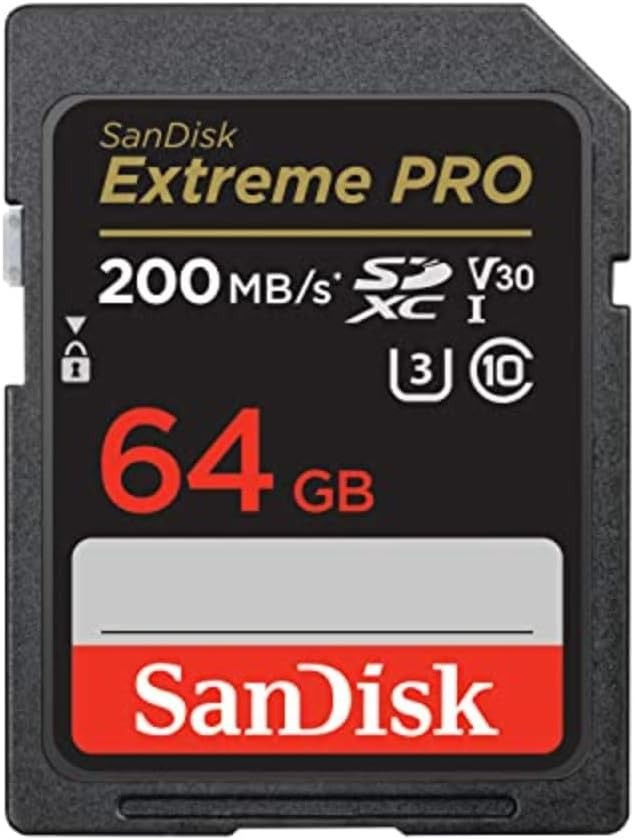 SanDisk 64GB Extreme UHS-I SDXC Memory Card