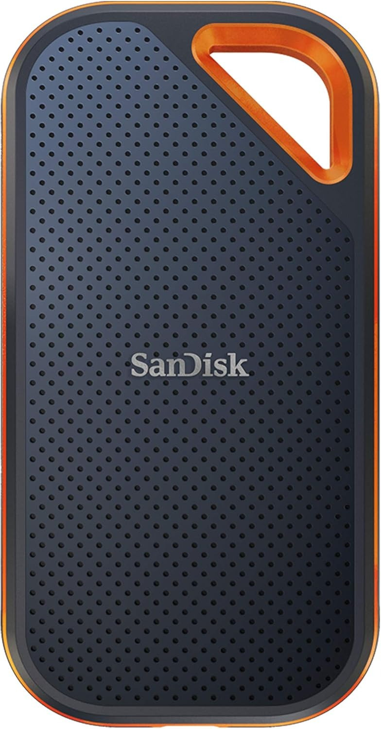 SanDisk Extreme Portable External SSD 2TB 2000GB SSD V2 – 2TB – SDSSDE81-2T00-G25