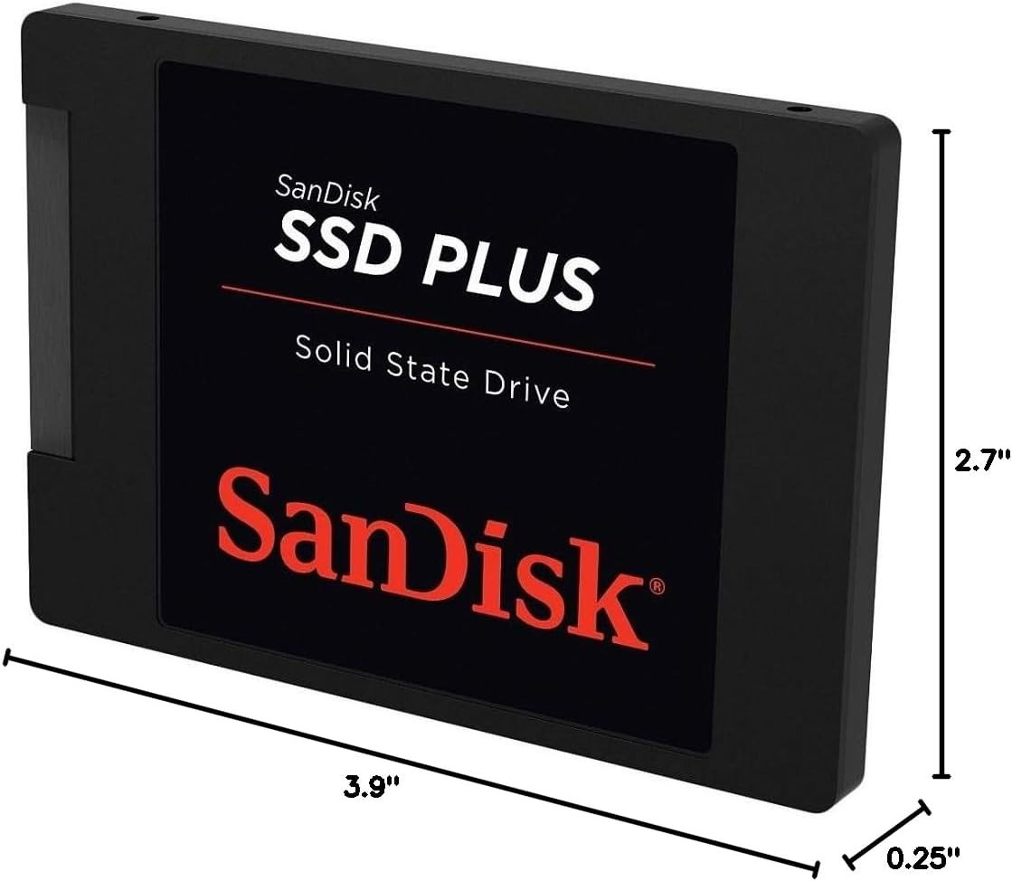 SanDisk SSD PLUS 480GB Internal SSD - SATA III 6 Gb/s 2.5