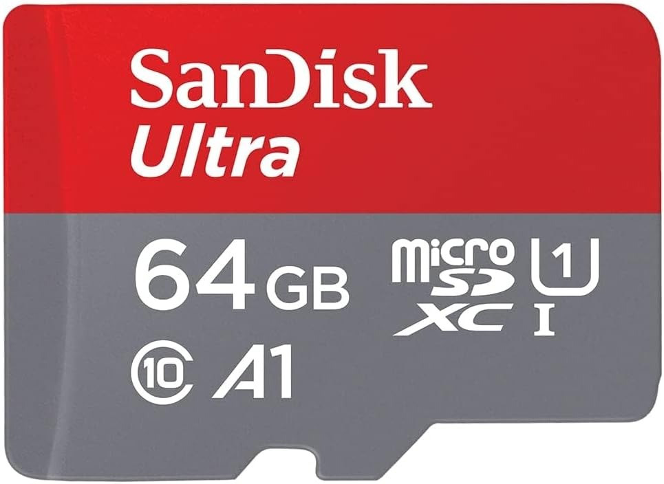 SanDisk Ultra 64GB microSDXC UHS-I Memory Card