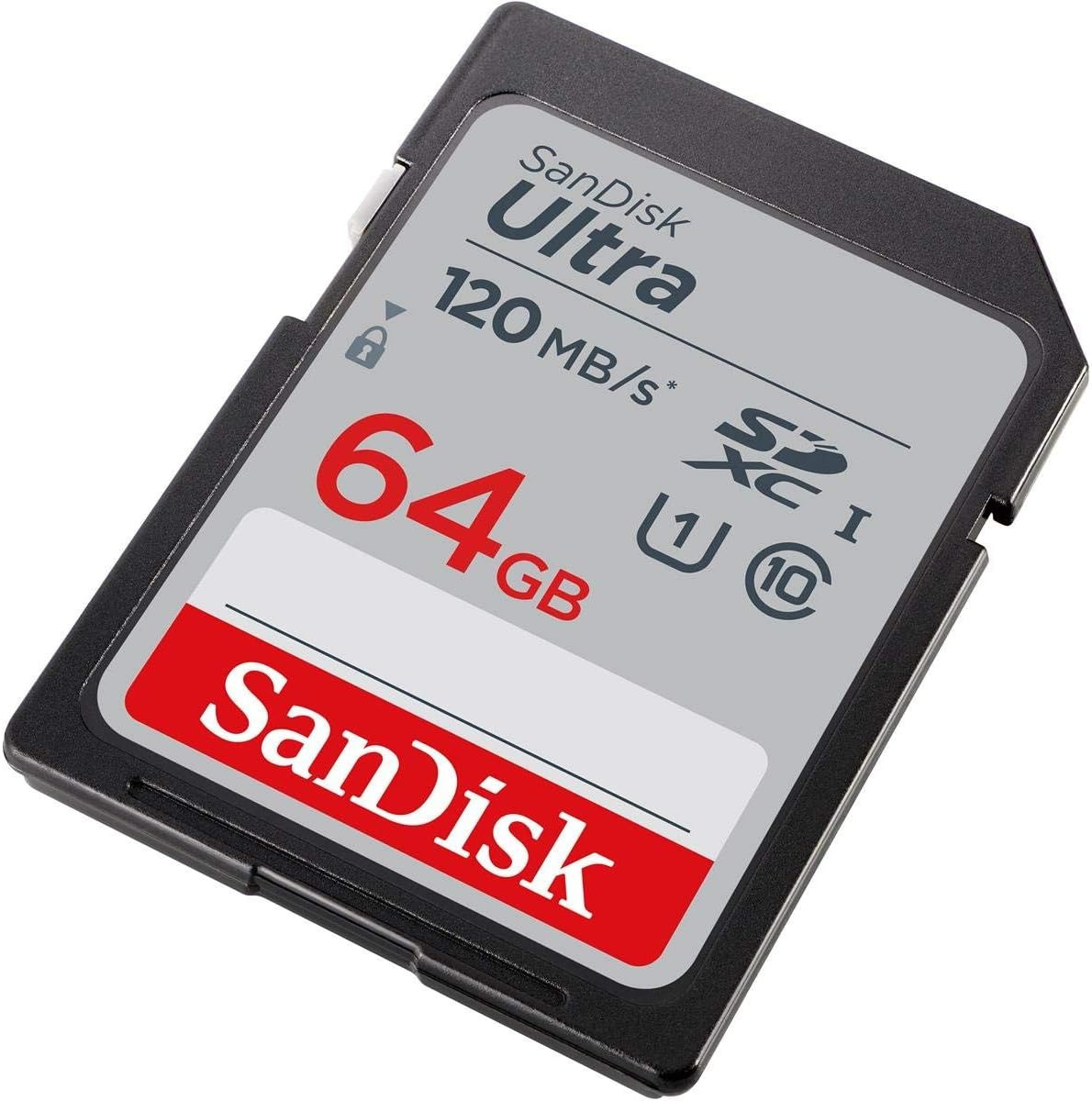 SanDisk Ultra 64GB SDXC Class 10 UHS-I Card Speed Up to 120MB/s