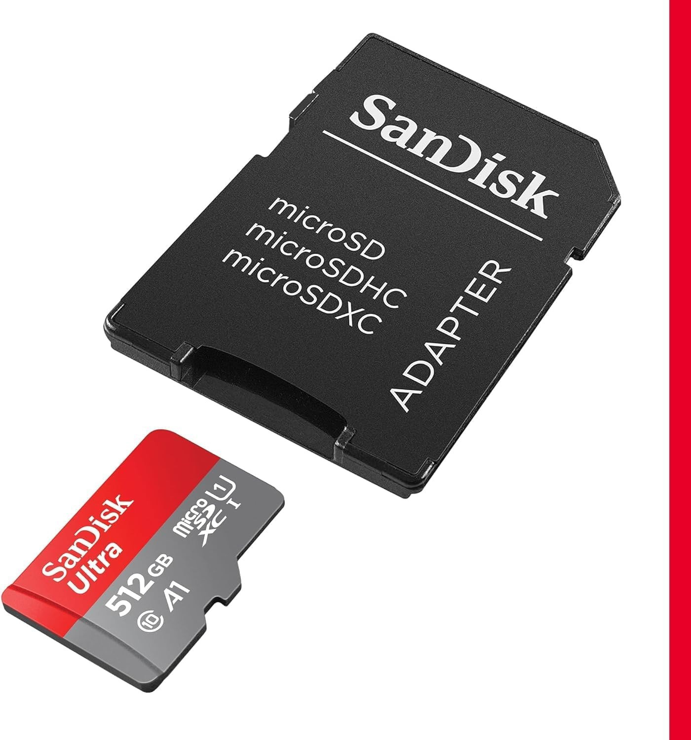 Sandisk Ultra 512Gb MicroSDXC Uhs 1 Card 100Mb/S