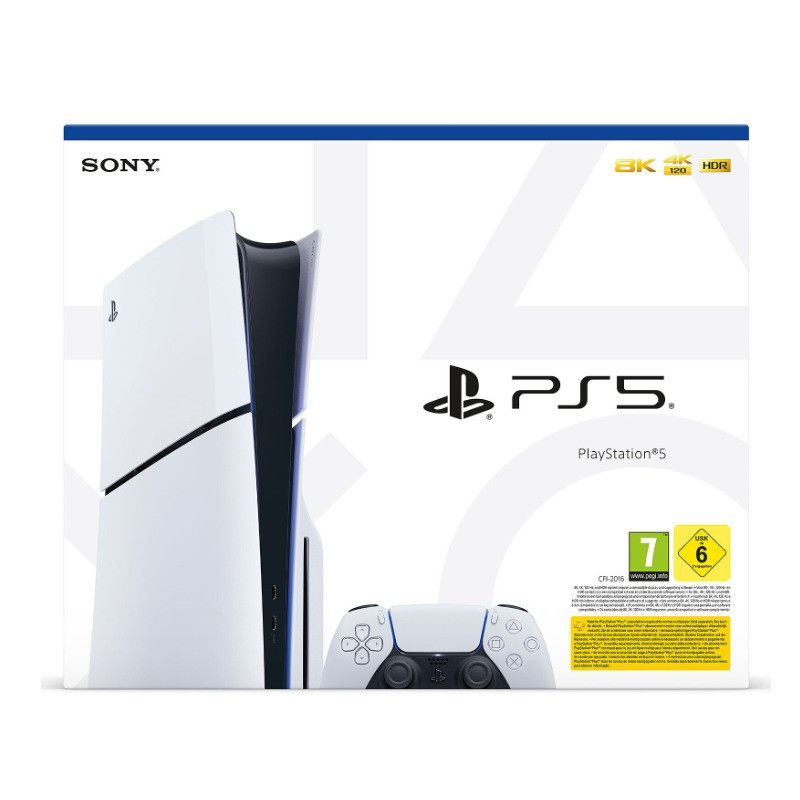 Sony PlayStation 5 Slim 1TB DualSense Wireless Controller (PS5 SLIM)