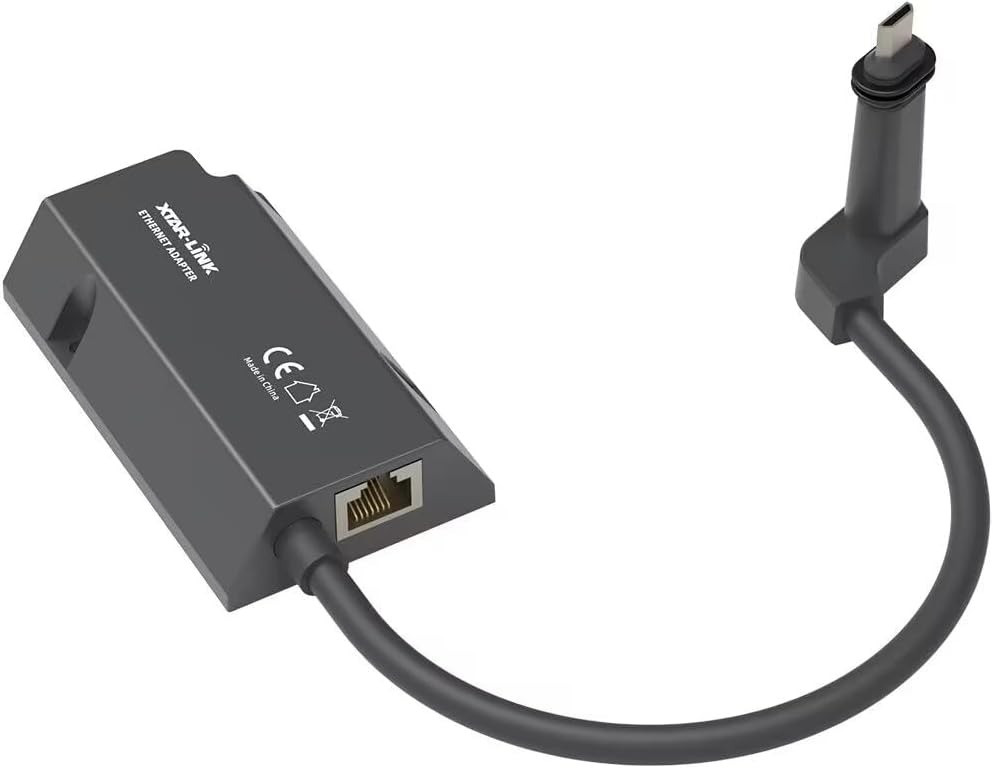 Starlink Ethernet Adapter: For Wired Network Connection & Stable Internet (Gen 2 Compatible)