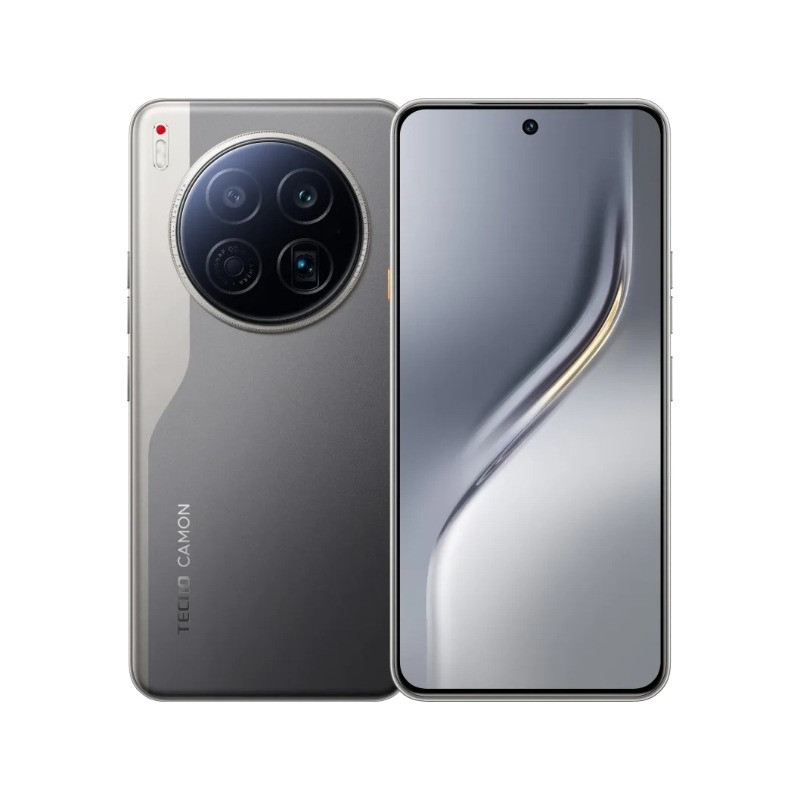 Tecno Camon 40 Premier 5G 512GB ROM 12GB RAM 6.67" LTPO AMOLED Display Android 15 with HiOS 15 50MP Triple Camera 50MP Selfie Camera 5100mAh Si/C Li-Ion Battery
