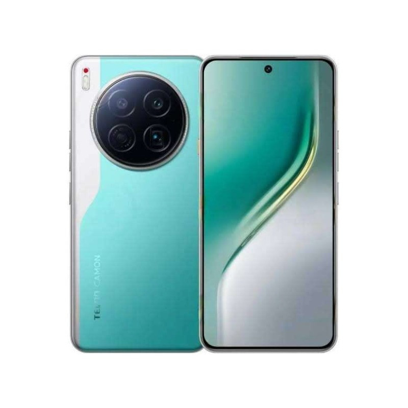 Tecno Camon 40 Premier 5G 512GB ROM 12GB RAM 6.67" LTPO AMOLED Display Android 15 with HiOS 15 50MP Triple Camera 50MP Selfie Camera 5100mAh Si/C Li-Ion Battery