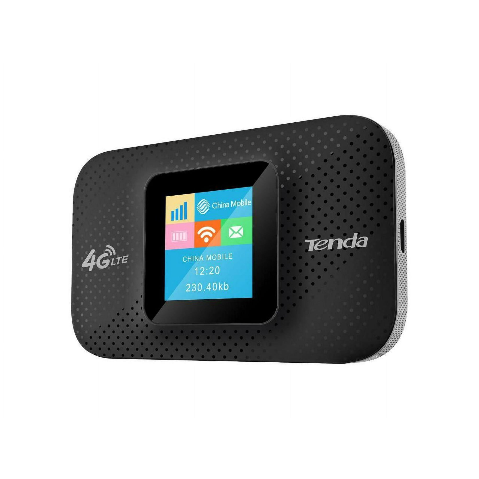 Tenda 4G185 Portable 4G LTE MiFi: Mobile Wi-Fi Router & Hotspot
