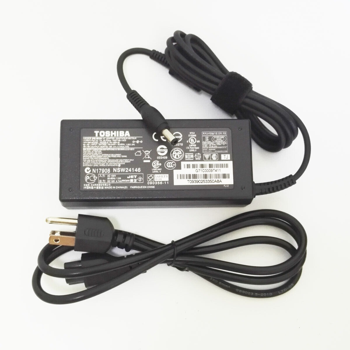 Toshiba Replacement charger- 15V 5A