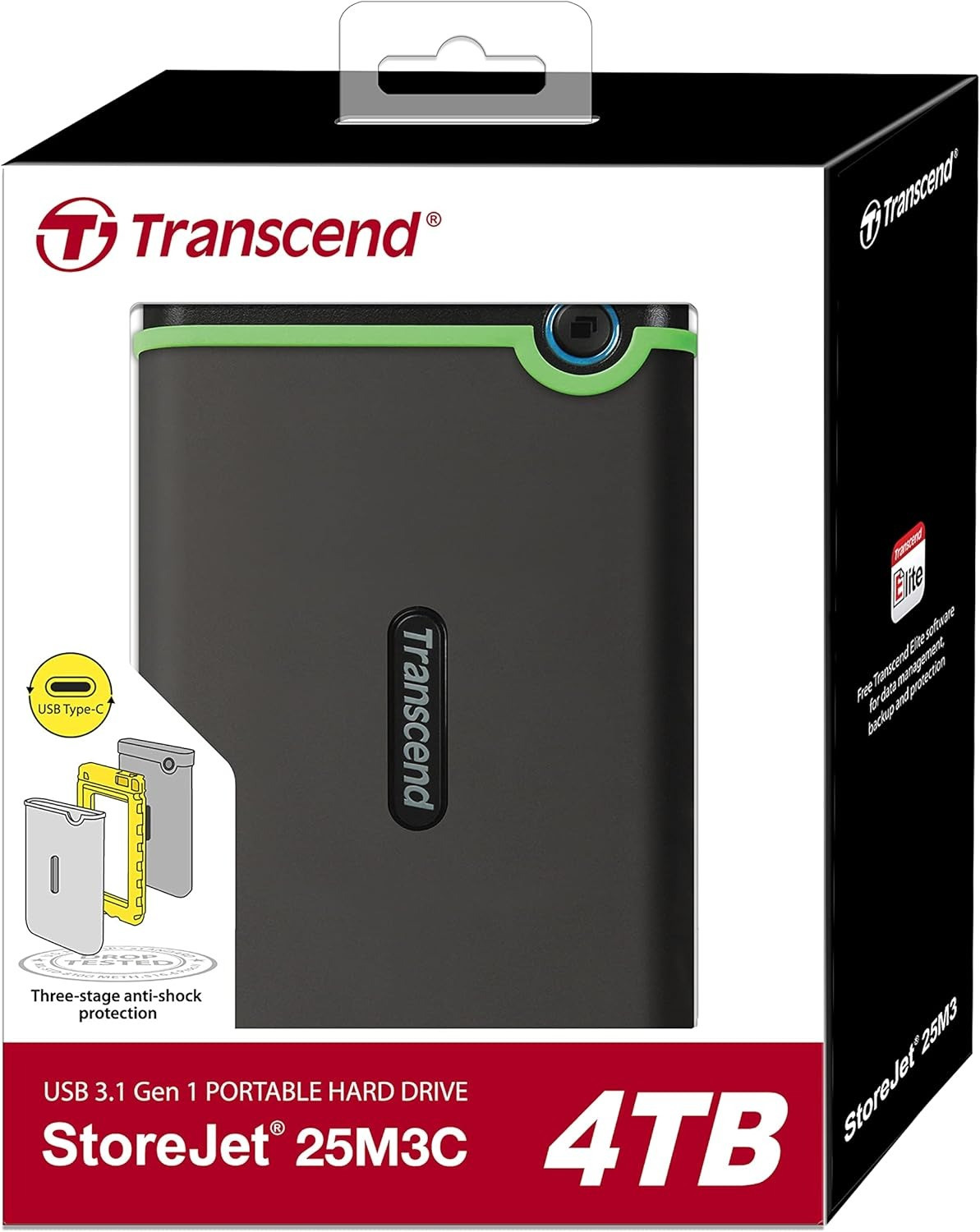 Transcend 1TB Storejet External Hard Disk