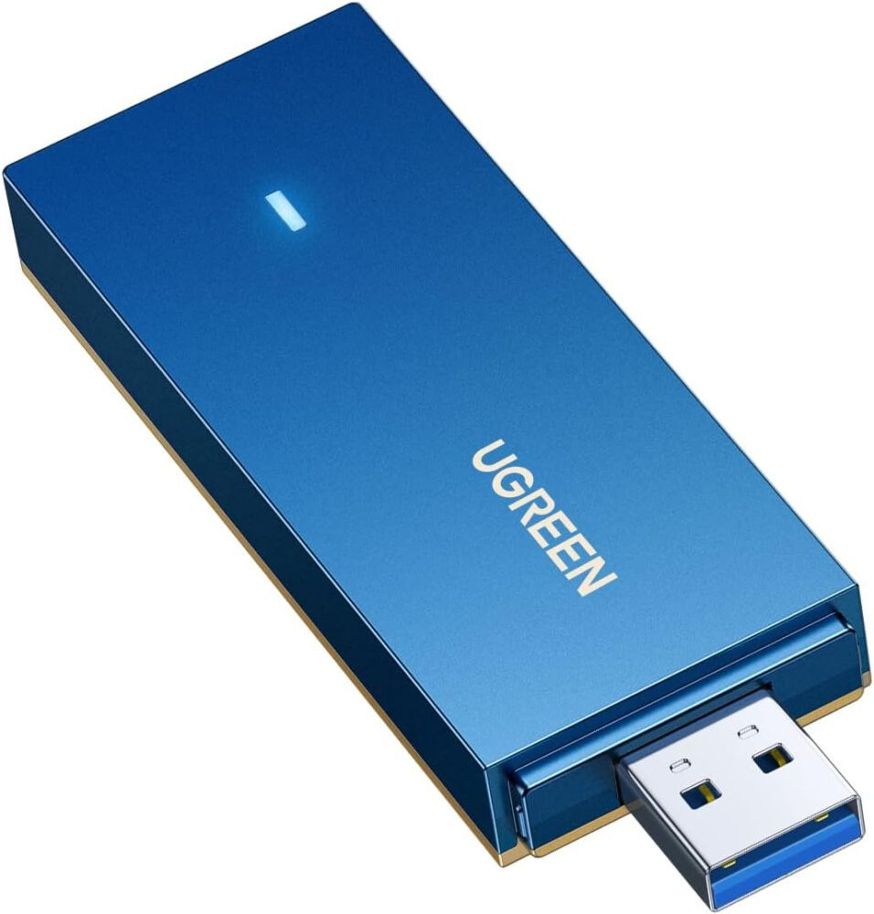 UGREEN AX1800 Dual-Band USB Wi-Fi Adapter: Wi-Fi 6 (802.11ax) Dual-Band Wireless Network Dongle