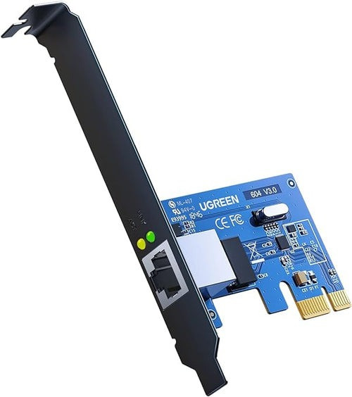 UGREEN Gigabit PCIe Network Card (US230): 10/100/1000Mbps PCI-E Ethernet Adapter