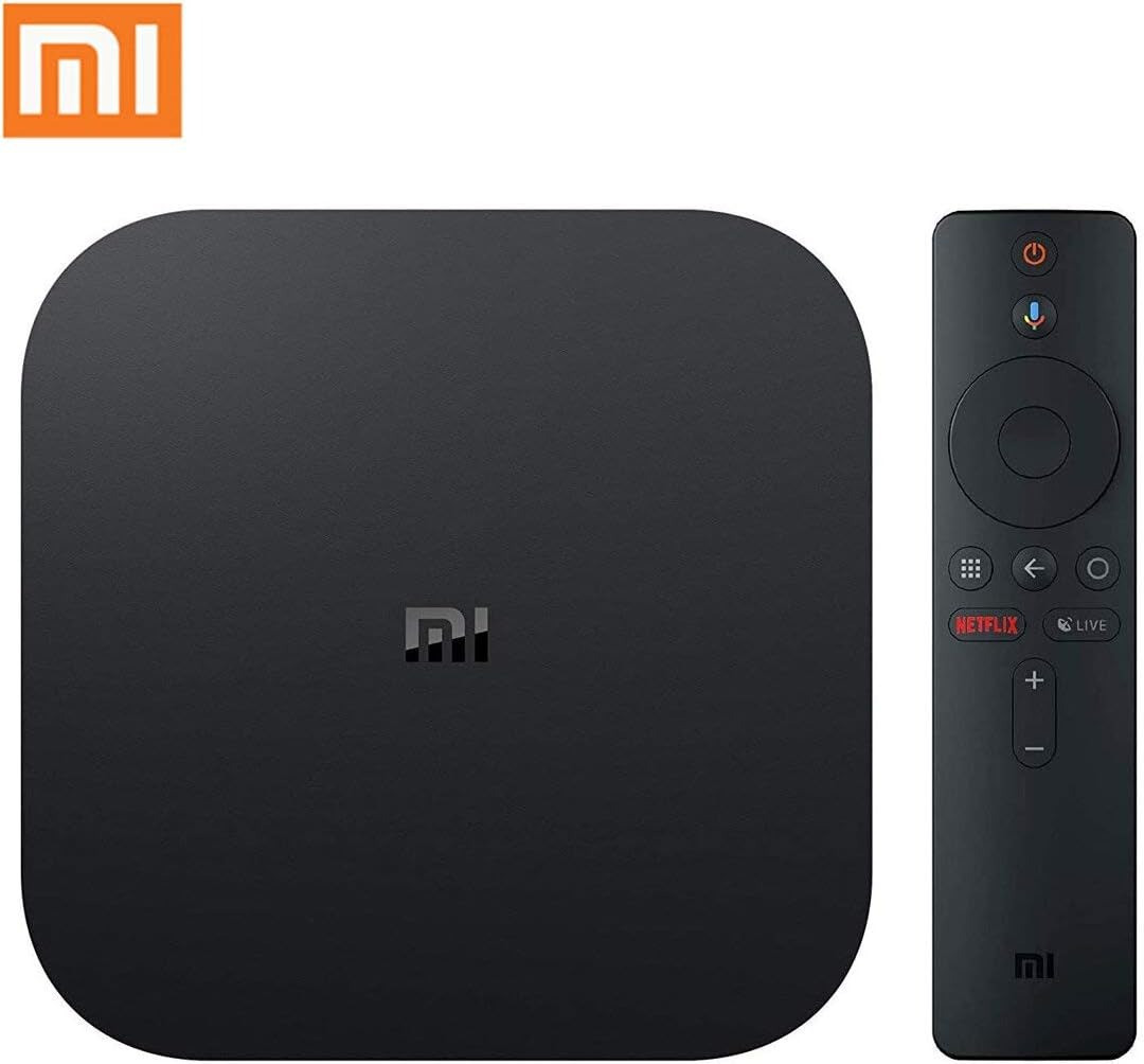 Xiaomi Mi Box S Android TV with Google Assistant Remote Streaming Media Player Chromecast Built-in 4K HDR Wi-Fi 8 GB