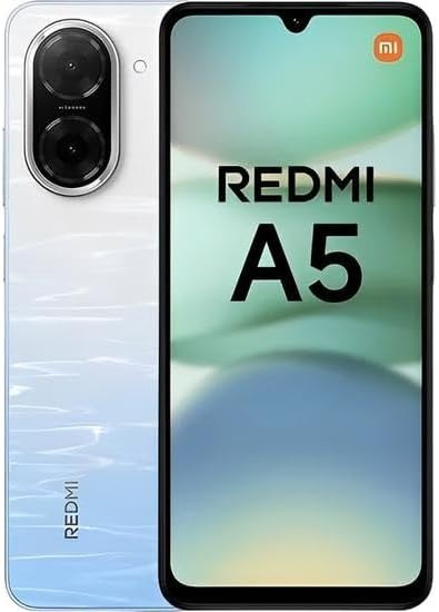 Xiaomi Redmi A5 128GB ROM 4GB RAM 6.88" Display 32MP + AI Main camera 8MP Front camera Android 15 HyperOS 5200mAh Battery