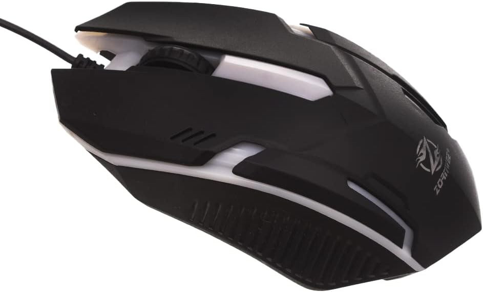 Zornwee GM02 Revival Backlit Gaming Optical Mouse Black