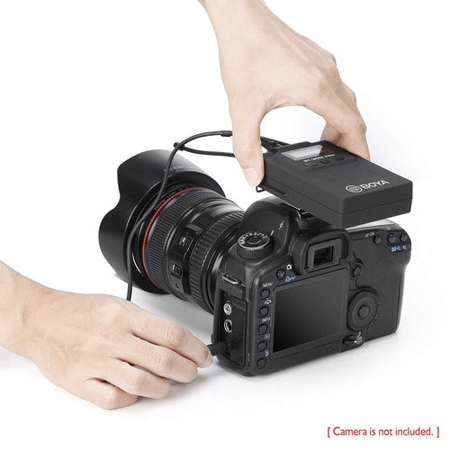 BOYA BY-WM8 Pro-K2 UHF Dual-Channel Wireless Lavalier System