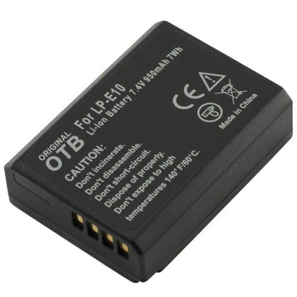 Canon LP-E10 Camera Lithium-Ion Battery Pack For Canon EOS Rebel T3 T5 T6, T7 And Canon EOS 2000D Cameras - Image 2