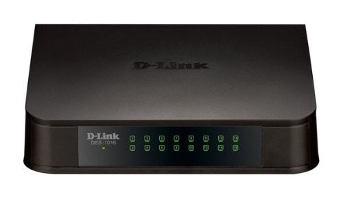 D-Link DES1016A/E 16 Port Fast Ethernet Unmanaged Desktop Switch