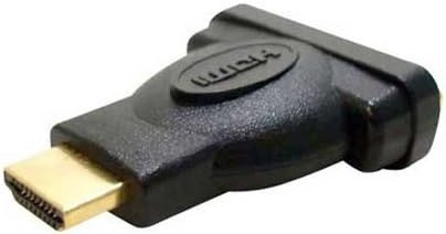 DVI-I Male to HDMI Female Adapter: Gold Plated Video Converter