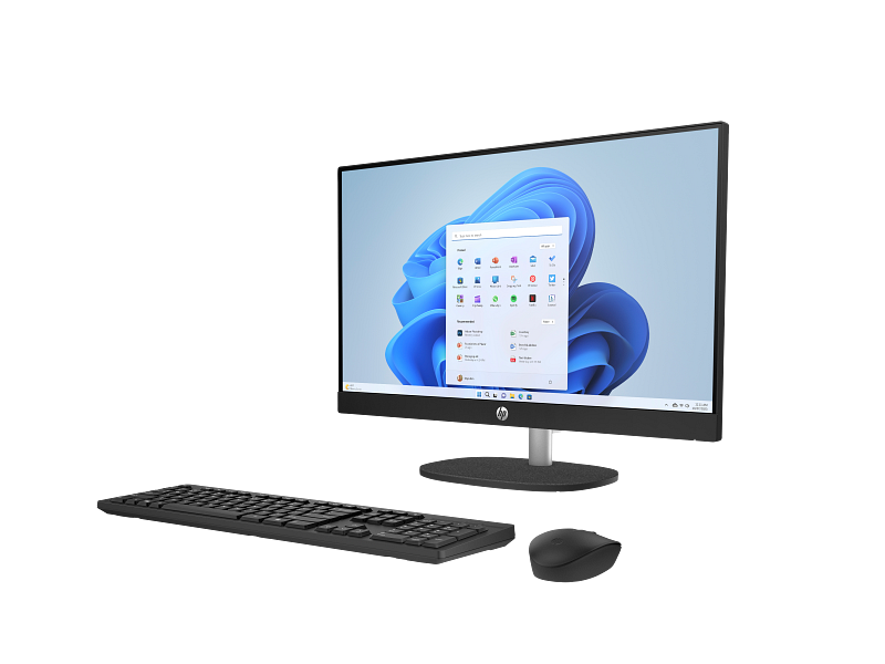 HP All-in-One 24-cr0255nh PC 13th Gen Intel Core i7-1355U 16GB DDR4 RAM 512GB SSD 23.8" FHD Touch IPS Display Intel Iris Xᵉ Graphics HP 125 USB Wired Keyboard HP 125 USB Wired Mouse (A02KVEA) 1 Year Manufacturer Warranty - Image 3