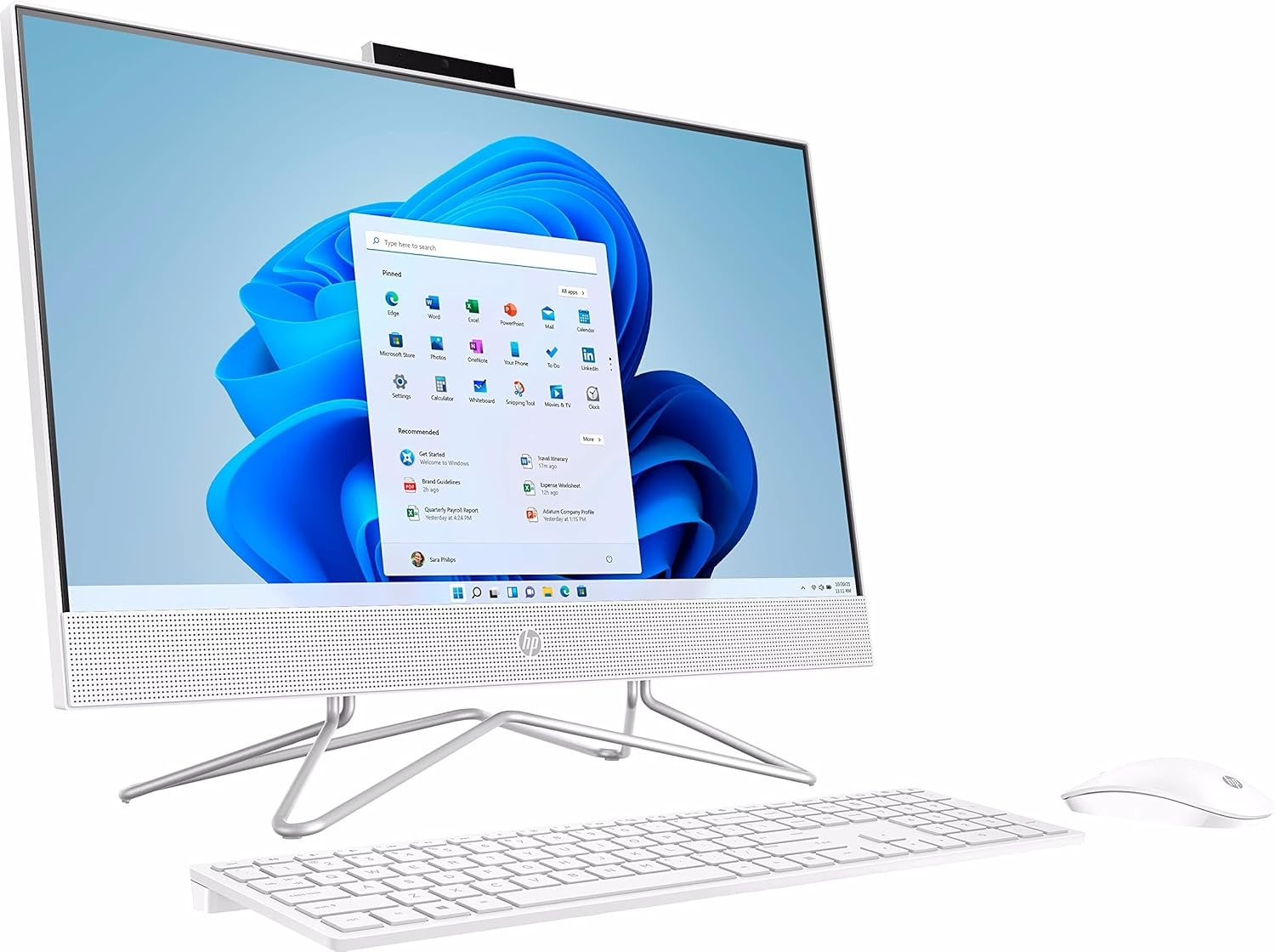 HP All in One 24 dp0xxx  Intel Core i3 11th Gen 8GB DDR4-3200 SDRAM 256GB PCIe NVMe M.2 SSD + 1TB HDD 23.8" FHD IPS Widescreen WLED-backlit anti-glare 1920 x 1080 6 Months Dealership Warranty - Image 3