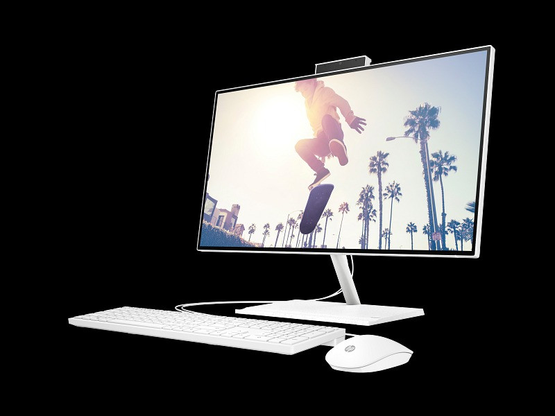 HP AIO 24 CB1025NH All in One Core i5-1235U 12th Gen 8GB RAM 512GB SSD Dos 23.8" Touchscreen White All-in-One Computer - Image 2