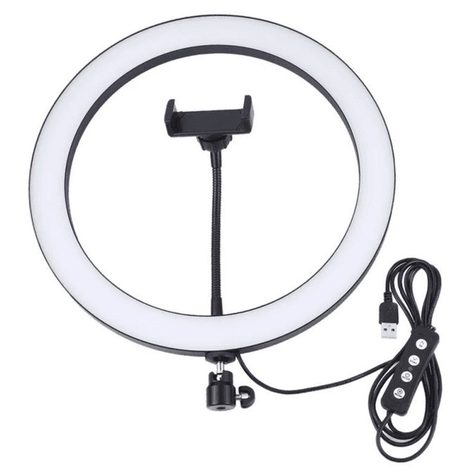 JMary 10-Inch Ring Light Kit FM-536A Without Tripod Stand